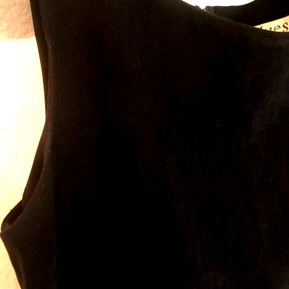 Nordstrom Clues 80s Scalloped Hem Cocktail Black dress size 6 - Picture 7 of 9